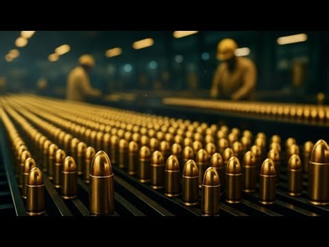 Inside the Bullet Factory: From Brass Casings to High-Velocity Ammunition (Full Process)