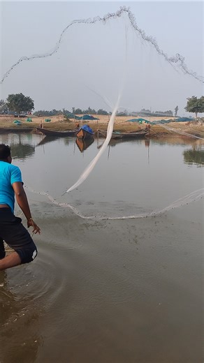 New styles net fishing short viral video beautiful village #pringruralfisherman #fish #fishinglife