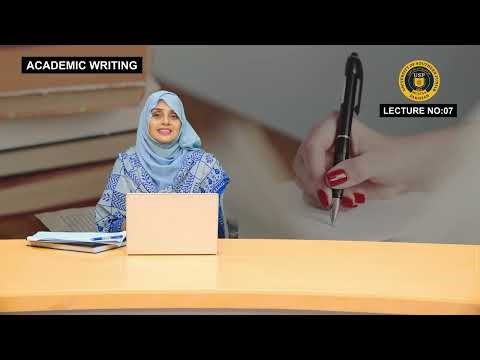 Academic Writing Lecture 7th