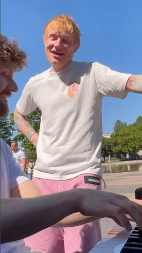 ‪@EdSheeran‬ surprised everyone in the Park 🥹♥️- PART 2
