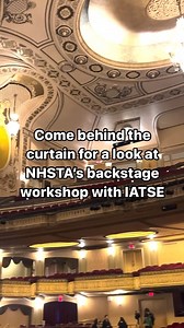 Making theater come to life on stage takes A LOT of work by a crew off stage. This week our Nebraska High School Theater Academy brought more than 80 students over to the Orpheum to have a backstage workshop with our local IATSE 42 crew members. In the workshop students got to learn about sound, lighting, stage management and more! In the end they were able to work together in teams and get the stage ready for the start of a show. Students were able to learn about backstage careers in the theate