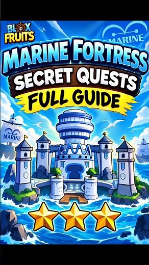 MARINE FORTRESS SECRET QUESTS IN BLOX FRUIT !! #roblox #bloxfruits #guide