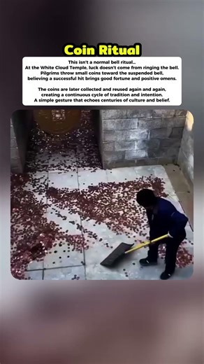 t the White Cloud Temple, luck doesn’t come from ringing the bell. #curiosity #mistery