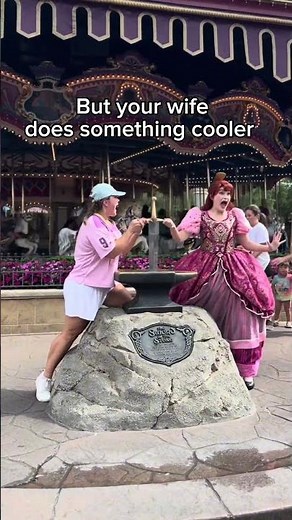 Pulling the Sword in the Stone ‪@DisneyParks‬