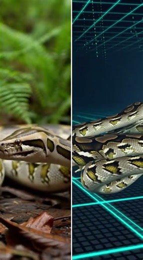 Python in the Wild vs AI Simulation | Spot the Difference