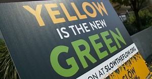 New signs encourage people to save water during drought