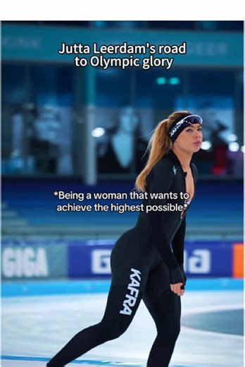 Jutta Leerdam's road to Olympic glory. ⛸️🏆 #JuttaLeerdam#SpeedSkating#RoadToGold #jakepaul #jutta