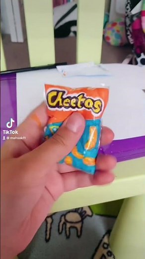 Cheeto Puffs Paper Squishy💅😆⚡️ #shorts #diy #papersquishy #viral #cheetos