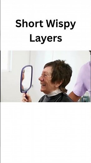 ✂️ How To Cut Short Wispy Layers | Step-by-Step Women’s Haircut 💇‍♀️