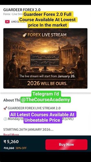 Guardeer Forex 2.0 Full Course Available for free 😎 | #shorts