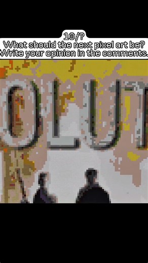 I created pixel art of the movie Resolution in Minecraft
