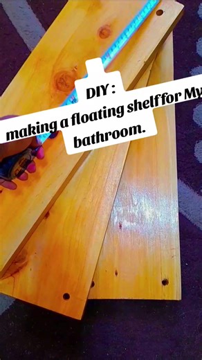 DIY Floating Shelf Project for Your Bathroom