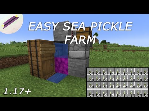 Easy Sea Pickle Farm - 1.17+ - Minecraft - (Java Edition)
