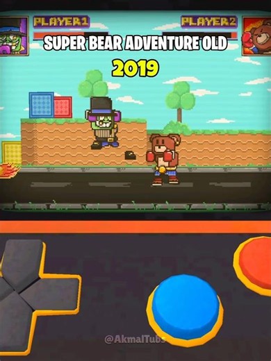 Old vs New Arcade Super Bear Adventure 2019 #superbearadventure
