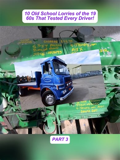 10 Old School Lorries of the 1960s That Tested Every Driver! part 3 #fyp #videoviral #truck #uktiktok