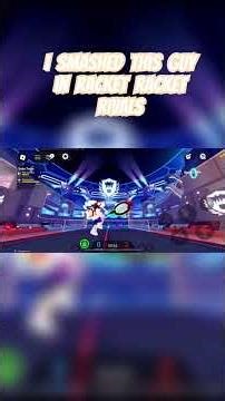 I smashed this guy in racket rivals #racketrivals