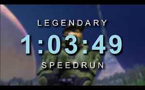 【旧世界纪录】Halo CE 1:03:49 传奇难度 单人速通 by Cambid