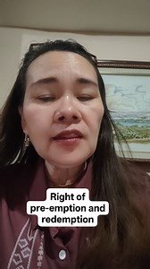 An agricultural tenant has a right of pre-emption or right of first refusal if the landlord wants to sell the land. If the land is sold to a third party, the tenant has the right to redeem it. #agriculturalland #preemption #redemption #agriculturallessee | Gina Bontuyan Clarus