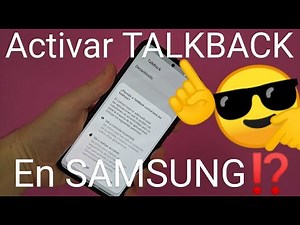 📱🚀 Como ACTIVAR TALKBACK en SAMSUNG FÁCIL y RÁPIDO