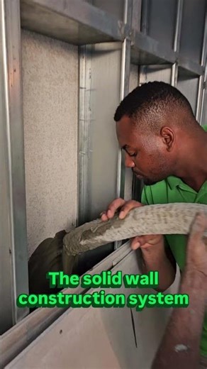 The effect of the walls is MONOLITHIC! #lsf#foam concrete#ecolit