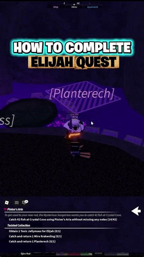How To Complete Elijah Quest In Fisch #fisch #roblox