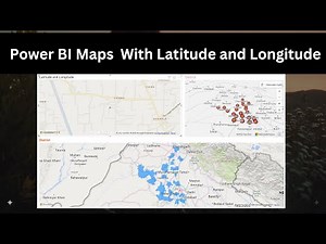 Maps in power bi | Power BI Maps using Latitude and Longitude | Hindi/Urdu