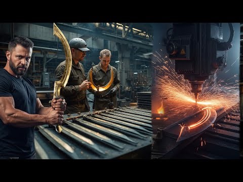 Forging an Egyptian Khopesh from Old Ship Plates | Ship Steel Recycled into an Ancient Sword