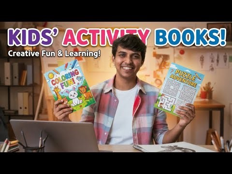 Create Hot-Selling Kids' Puzzle Books: Spot the Difference, Word Searches & More #artistly #softwere