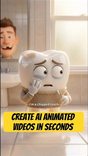 Animated Teeth Video #ai #aivideo #dental #aishorts #shorts