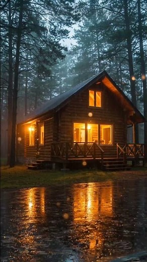 🌧️ Heavy rain sounds for deep sleep😴 & relaxation 🌙#Shorts