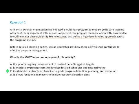PgMP Strategic Alignment ECO Task3