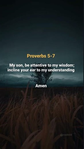 proverbs 5:7