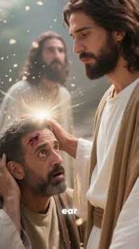 Heals Malchus’ earduring His arrest Luke22 50–51 #bible #bibleteaching #bibleverse