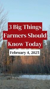 4.8K views · 15 reactions | Good morning, farmers! Here’s what you need to know today, February 4, 2025: 1. Corn futures slightly higher in overnight trading.  2. Soybean inspections surge, wheat assessments drop.  3. Winter weather forecast for northern Missouri. 略⚠️ #farmlife #news #weather | Successful Farming | Facebook
