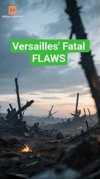 The Peace That Guaranteed War: Versailles' Fatal Flaws #history #historyshorts