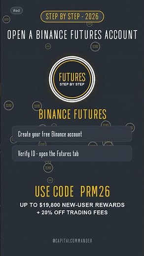 How to Open a Binance Futures Account (2026) - Step by Step | Code PRM26