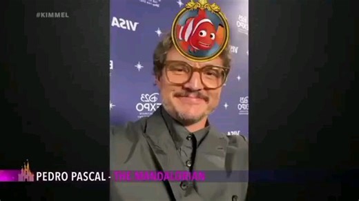 Carmen formerly fantastic_pedropascal | PEDRO & THE JIMMY KIMMEL PRANK Jimmy pranks Disney stars at the D23 Expo with a fake filter! 🤣🤣 That's so funny! Look at what Pedro gets... | Instagram