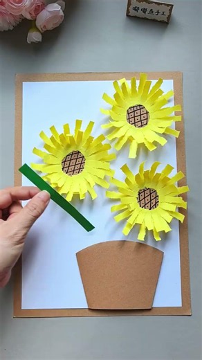 Paper Sunflower Craft for Kids Easy and Fun
