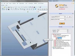 DFMPro for Sheet Metal Process