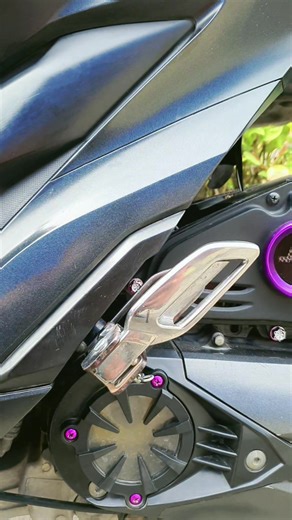 A Pair Universal Scoopy Model Chrome Footrest For Motorcycle | Click the Yellow Basket 🛒 #footrestformotorcycle #motorparts #motorcyclefootrest #universalfootrest #footrest