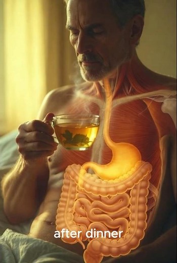Lemon Balm Tea After Dinner | Digestive Calm, Heart Relaxation & Better Sleep #healthbenefits
