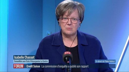 Quelles leçons tirer de la débâcle de Credit Suisse? Interview d’Isabelle Chassot - Forum - Play RTS