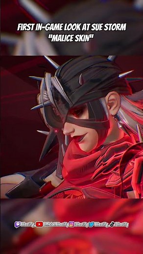 First In-Game Look At Sue Storm Malice Skin! | Marvel Rivals