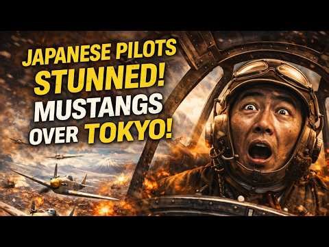 Japanese Pilots Stunned as P-51 Mustangs Reached Tokyo in 1945 | WW2 History 4K