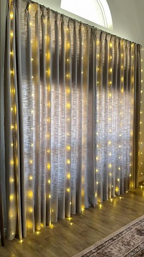 Instalemos cortinas de luces ~ Christmas Curtain lights from Ollny