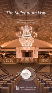🎉 Celebrate 30 Years with Excellence! Book now at Millennium Hotel Knickerbocker Chicago and save up to 20%. Earn 3,000 Bonus MyPoints for a 3-night stay or 30,000 MyPoints ($150 value) for an accumulated of 9-night stay. Members enjoy an extra 12% off. Take advantage of exclusive rates and complimentary perks. Join MyMillennium today! | Millennium Hotels and Resorts