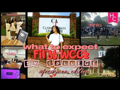 WHAT TO EXPECT DURING YOUR FIRST WEEK OF COLLEGE: FRESHMAN ADVICE