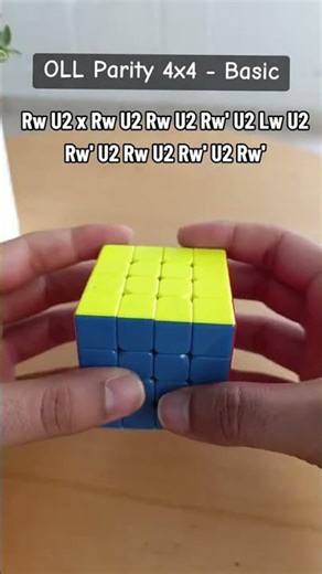 Tutorial OLL Parity 4x4 - Basic | Paridad OLL Básica