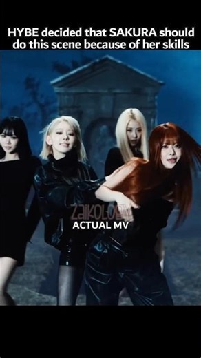 that's pro wrestler Sakura for you lol #lesserafim #sakura #kpop #shorts #viral