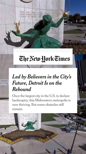 Don’t sleep on us. We stay in grind mode, always pushing forward. All gas. No Brakes. The Detroit Way. #BuiltDifferent #DetroitVsEverybody #BeLikeDetroit | Check Out The NY Times Story: Led by Believers in the City’s Future, Detroit Is on the Rebound: Once the largest city in the U.S. to declare bankruptcy, this Midwestern metropolis is now thriving. But some obstacles still remain➡️ https://www.nytimes.com/2024/10/12/business/economy/detroit-economy-rebound.html | City of Detroit Government